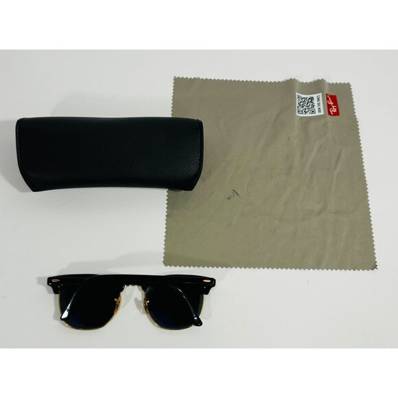 Ray-Ban Clubmaster RB 3016 Classic Polarized Sunglasses Italy W/Case & Cleaning - Picture 10 of 16